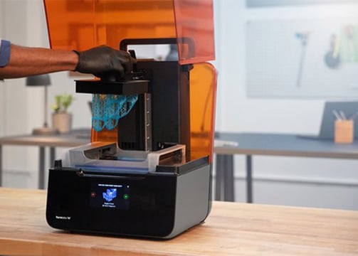 impresión de resina