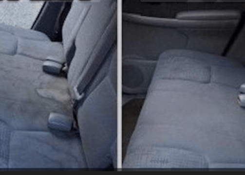 a car seat with a seatbelt and a seat belt