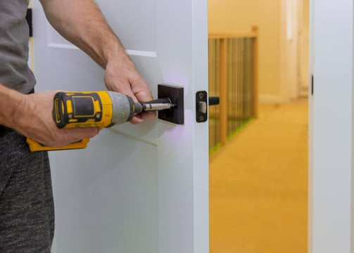 Dominguez Handyman Service adjusting door knobs