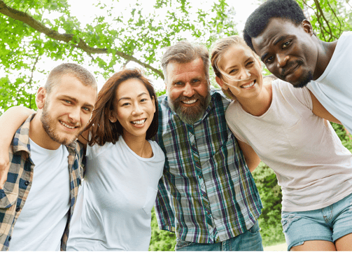 Pessoas felizes por entenderem quem são e o que fazem melhor. Seus talentos naturais