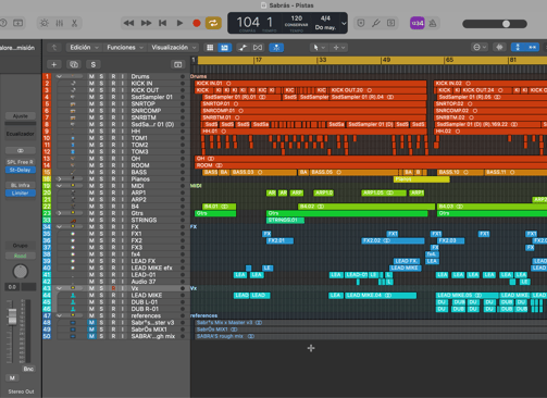 Music session for a client