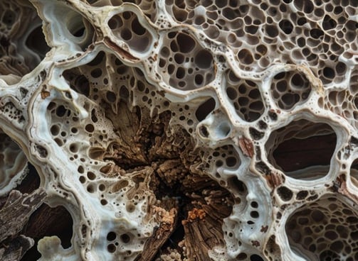 hyphae is a network of thread-like structures in mycelium