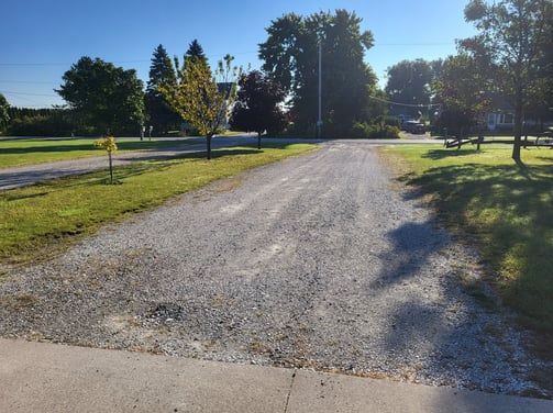 gravel driveway