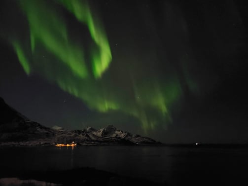 Aurores boreales Norvège Laponie