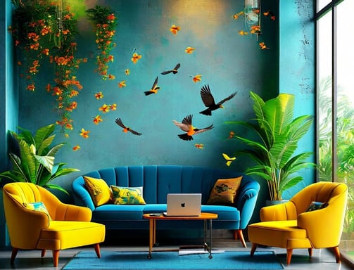 An office space like fairy tale
