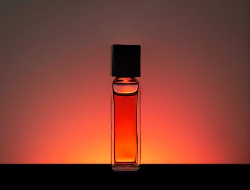 a sample perfume bottle 