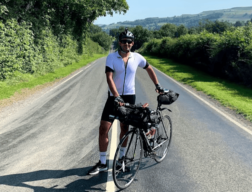 During a bikepacking trip in Yorkshire Dales