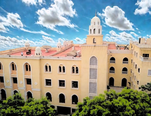 Image of Qutbi Masjid In Coimbatore. A masjid of Dahoodi Bohra Community in Coimbatore