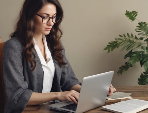 man using laptop computer