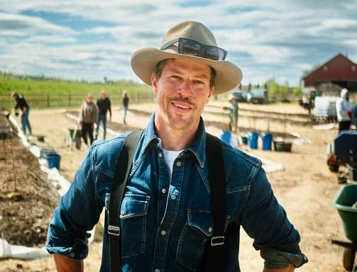 Josef Winter in the field