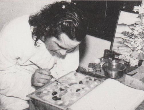 Babaji dipinge