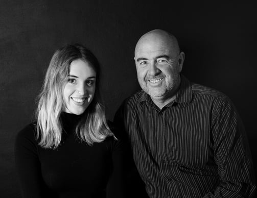Martin and Samantha Lee Osner – South African fine artists and father-daughter collaborators at Osner Gallery, Cape Town.