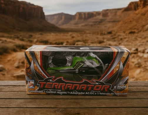 Carro a RC Terrenator en caja