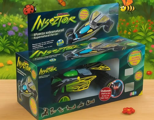 Caja de carro a RC Insector