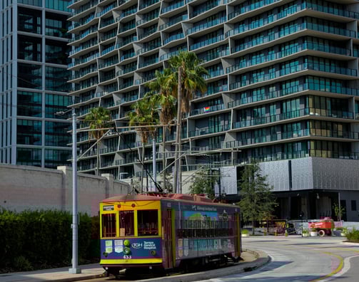 Old Tram in Tampa, Florida