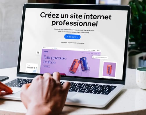 Présentation d'un site Web avec un Mac