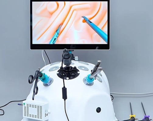 vanenferse Laparoscopic Suture Practice Kit Trainer Box Simulator Laparoscopy Trainer Box, Laparosco