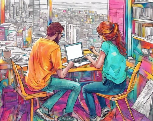 black framed eyeglasses on computer screen