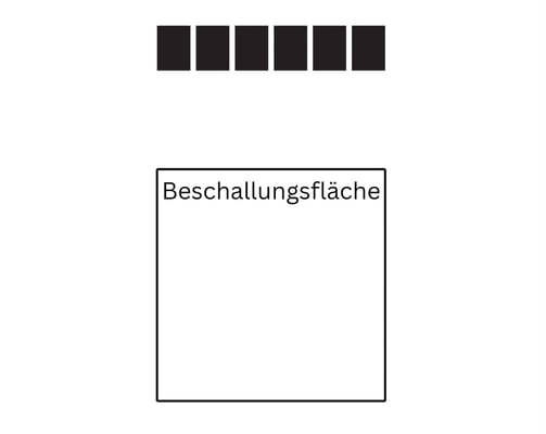 Ein Bild welches ein monocluster von Subwoofern vor einer Bühne zeigt