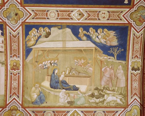 Giotto di Bondone - The Nativity