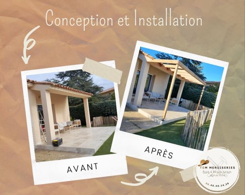 Conception, fabrication et pose pergola sur mesure