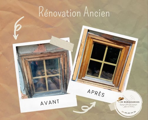 Rénovation fenêtre bois