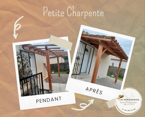 Conception, réalisation et pose appentis sur mesure
