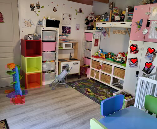 la pièce de jeux de NOUNOU Mimi Assistante maternelle Miramas
