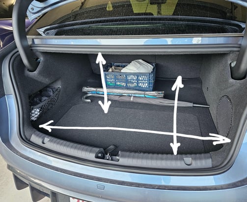 BYD Seal Boot Size