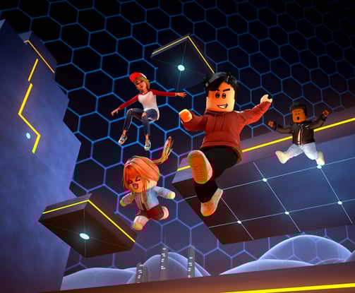 Game-based teamwork project in Roblox environment for kids