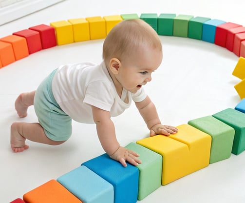 activités pour les bébés - motricité