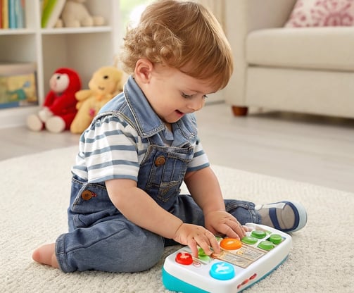 Jeu high-tech pour stimuler bébé