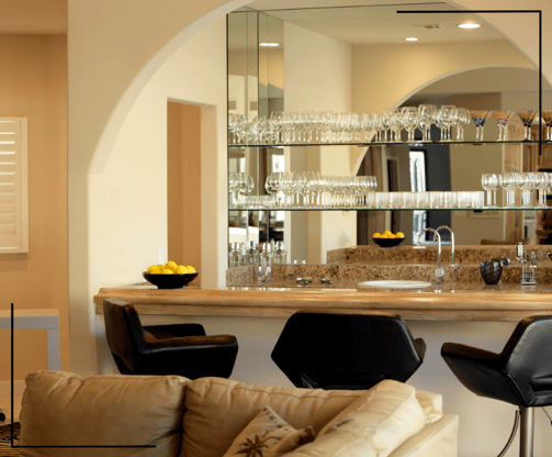 Build-in-Bar Living room Design