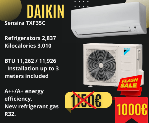Daikin with intalation