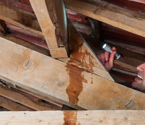 Signs of a leaking roof