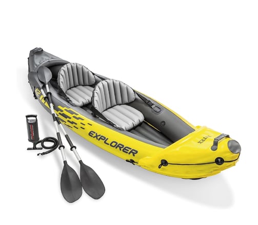 Inflatable two person kayak
