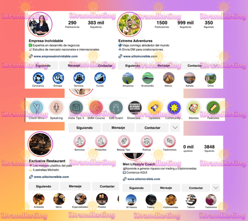 highlights de instagram, historias destacadas de histagram, cómo crear historias destacadas que vend
