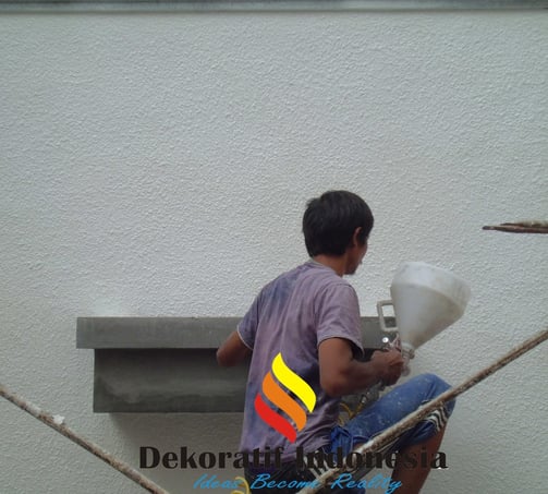 Jasa Cat Tekstur Pagar Mall