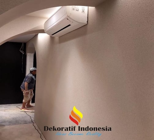 Jasa Cat Tekstur Showroom Jakarta
