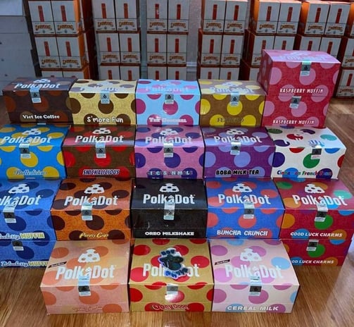 Polkadot Chocolate Gummy Box