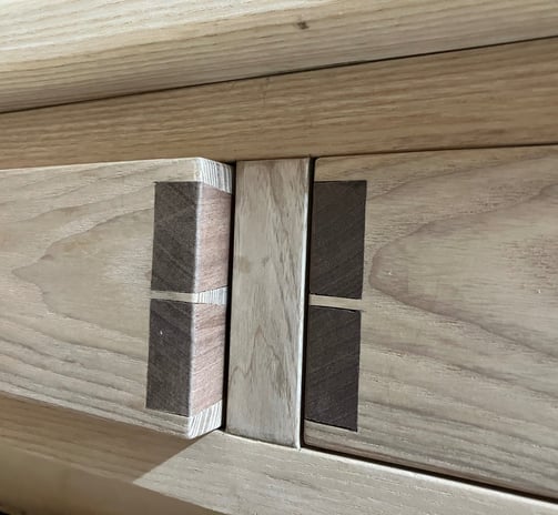 dovetail drawers ash kitchen unit