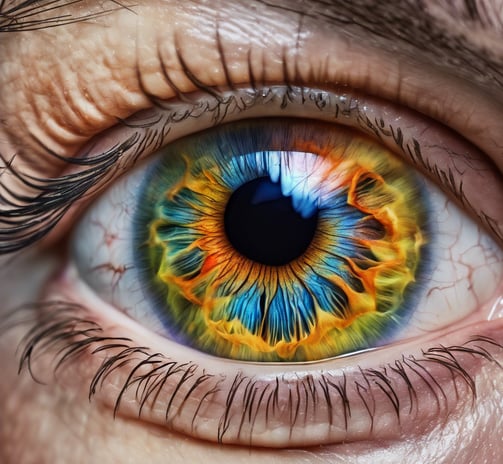 photographie d'iris
