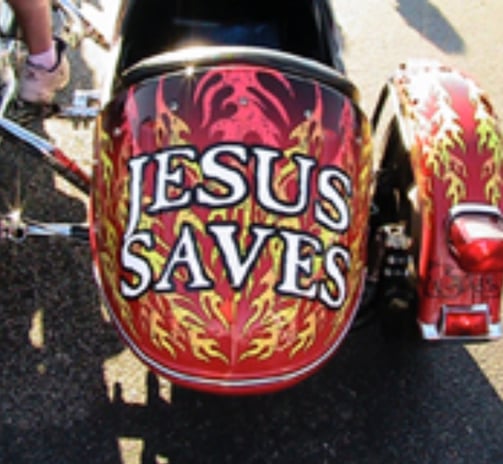 No matter where they go, Christian bikers have a common message. Jesus is Lord!