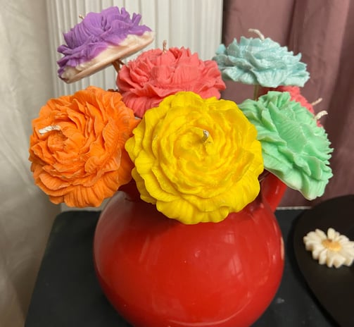 Bougie Fleurs