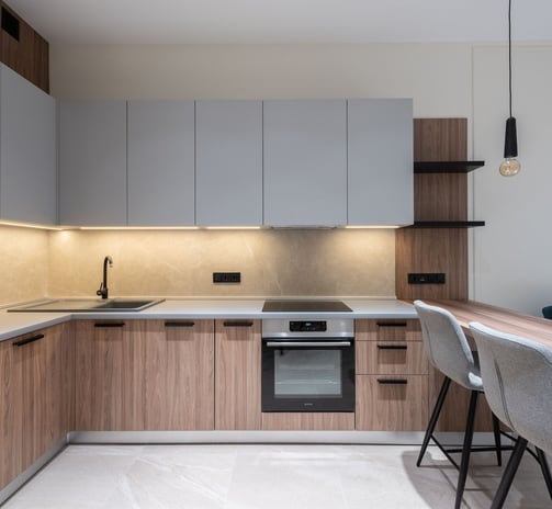 cucina minimal architetto mantova