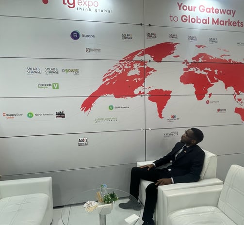 Tanaka Muvezwa at Eurasia Expo: Connecting with Energy Leaders TotalEnergies and Shell.