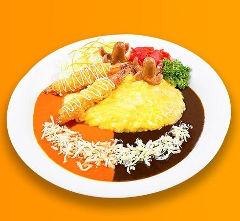 a plate of food with a variety of different foods