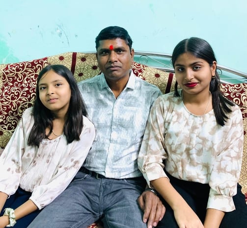 ramkumar with daughter