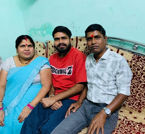 ramkumar with son