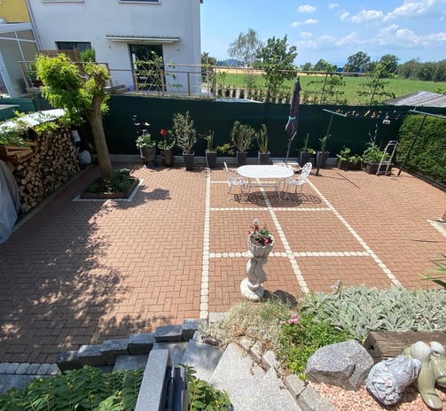 Nettoyage pavé béton (dallages)après